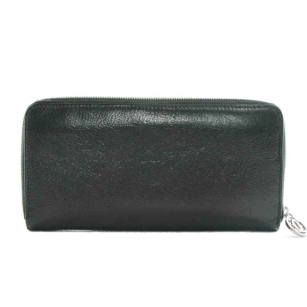 Authentic Must De Cartier black zippy wallet - Picture 2 of 12
